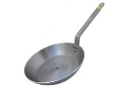 De Buyer 5610.24 Mineral B Element Bratpfanne, Eisen, silber, Ã 24 cm