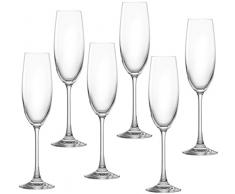Ritzenhoff & Breker Sektglas-Set Samba, 6-teilg, Fassungsvermögen 235 ml