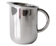 Alessi Bauhaus Rahmkännchen aus Edelstahl glänzend poliert, 48.5 x 7.5 x 50 cm