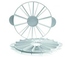 SIDCO Tortenteiler doppelt Torteneinteiler Kuchenteiler Kuchengitter Einteiler 10-12 Stücke