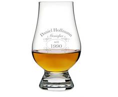 EIN Original The Glencairn Glass, Glas mit Whiskey Design inkl. Wunschgravur Gravur Wunschtext