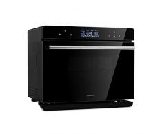 Klarstein MasterFresh Dampfbackofen - Stand-Dampfgarer, 24 Liter, 230 °C, 1,4 Liter Wassertank, Dampfgaren: 1100W, Backofen: 1900W, TouchControl, 12h-Timer, 9 Programme, freistehend, schwarz