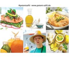 Patent-Safti Entsafter I Der Originale Safti Ausgießer für Zitronen, Orangen etc. I Einfacher als Jede Zitronenpresse oder Saftpresse I BPA frei, (Gelb)