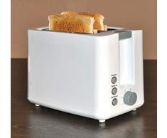 Toaster zwei Toastkammern 2 Scheiben Sandwich Auftaufunktion 850W Stufenlos LED