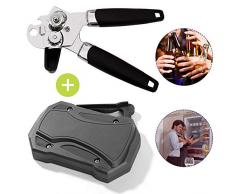 SHOUJIK Go Swing Dosenöffner Edelstahl Hebeldosenöffner Sicherheitsdosenöffner Safety Easy Manual Professional Effortless No Sharp Edge für Ältlich mit Arthritis