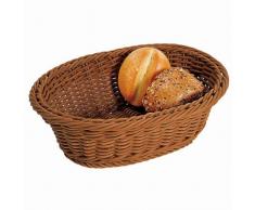 Kesper 19821 Brot- und Obstkorb, oval, Kunststoffgeflecht, Maße - 32.5 x 24 cm, Höhe - 11 cm