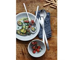 WMF Nuova Servierteile, Set4-teilig, Serviergabel, Servierlöffel und Salatbesteck 30 cm, Cromargan Edelstahl Rostfrei 18/10