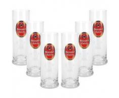 Reissdorf Kölsch Bier Stangen Glas Gläser Set - 6x Kölschstangen 0,2l geeicht