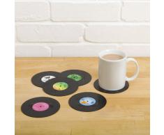 Spinning Hat SH01328 Schallplatten Untersetzer 6-er Set