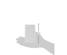 Kaiser Teigschaber Set, 3-teilig Pâtisserie Kuchengarnierer Teigspachtel Teigspachtel eckig spülmaschinengeeignet