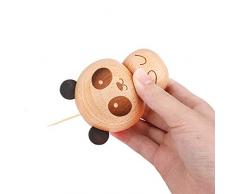 Zengyuan Zahnstocherhalter, Zahnstocherspender, Cartoon-Dekoration, Holz, Geschenke, Wohnzimmer, Esstisch