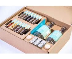 DO YOUR WHISKY | DIY Infusion Set für zu Hause & als Geschenk | Whisky-Geschmack selber-machen | 12 Hölzer & Botanicals im Glas | 6 Whiskey-Steine | DO YOUR GIN bekannt aus Sat1, Vogue, Spiegel