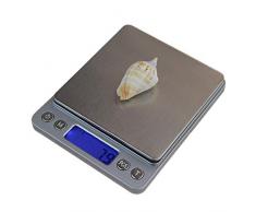 Küchenwaage 3000G / 0,1G Tragbare Elektronische Mini-Digitalwaage Taschenetui Postküchenschmuck Gewichtsausgleich Digitalwaage Lebensmittelwaage Backen Kochen
