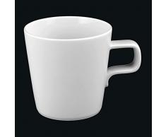 Seltmann Weiden 001.710910 No Limits - Becher mit Henkel/Henkelbecher/Kaffeebecher - 0,30 l - Porzellan - weiß