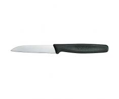 Victorinox Gemüsemesser, 8cm, Gerader Schnitt, Klingenschutz, spülmaschinengeeignet, schwarz