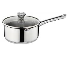Tefal A70522 Duetto Stielkasserolle mit Deckel (16 cm) edelstahl