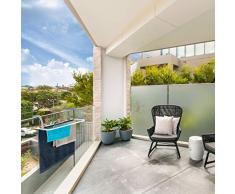 Relaxdays, weiß Hängetrockner, Wäschetrockner zum hängen für Heizkörper u. Balkon, klein, Wäschehalter, 3m Trockenlänge