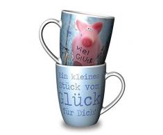 La Vida 1010547410 Becher, Plastik, bunt, 6 x 4 cm