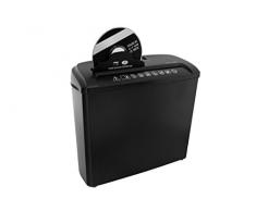 Media-Tech MT215 Aktenvernichter 7L Papierkorb Papier CD DVD Kreditkarten 5x Blatt Kapazität