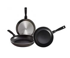 WMF Pfannen-Set Permadur Element 3-teilig Edelstahl 20/24/28 cm mit Antihaftbeschichtung für alle Herdarten einschließlich Induktion, Aluguss