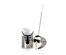 Tee-Filter TEA & HIS FRIENDS COOLIO, mit Abtropfständer: Edelstahl/Kunststoff, D: 4 cm, H: 20 cm