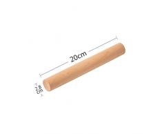 COTOM Holz-Nudelholz - Holz-Nudelhölzer zum Backen von Non-Sticks, 7.9 Zoll Zoll Professionelle Holz-Teigrolle für Pasta, Fondant, Kekse, Pizza und Teig, umweltfreundlich und sicher (20cm)