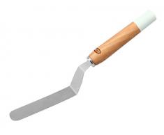 Dr. Oetker Winkelpalette mit Holzgriff, Streichmesser aus der Serie Modern Baking - Retro Design (Farbe: Bunt), Menge: 1 Stück