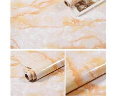 YKWYQ Wandtapete, selbstklebend, Marmortapete, wasserdicht und ölabweisend, Vinyltapete für Küche, Tisch, Herd, Schrank und industrielle Dekoration K