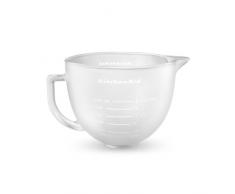 Kitchenaid 5KGBF Classic + Artisan K5Gbf 5K5FGB Milchglasschüssel, 4.83 L, Glas, Transparent