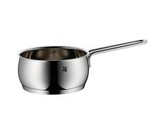 WMF Quality One Stielkasserolle 16 cm, ohne Deckel, Kochtopf 1,7l, Cromargan Edelstahl poliert, Topf Induktion, unbeschichtet