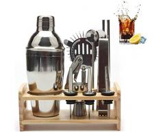 LNNZPL 12st Drink Bar Kits Wein-Krug for Küche Brewing Holzregal Shaker Professionelle Cocktail Mixer Barmixer-Werkzeug-Set Verschleißfestes wasserdichtes Kit (Color : 250ml)