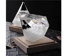 Tutoy Wettervorhersage Sturm Glas Kristall Diamant Form Flasche Home Decor Ornament