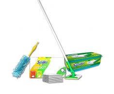 Swiffer Starter Set Bodenwischer+8 Tücher+24 feuchte Tücher WET + Staubmagnet