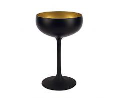 Stölzle 2739208 - Sektschale Sektgläser Olympic Schwarz Gold