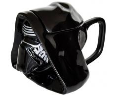 Star Wars 21649 - Kylo Ren 3D Keramiktasse mit Deckel in Geschenkverpackung, 15 x 13 x 11 cm, 320 ml