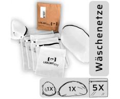 LIEBLINGS Ding Wäschenetz für Waschmaschine im Set, 7 Stück