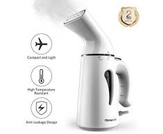 Dampfglätter Steamer,Homever Bügeleisen Reisebügeleisen Schnell Aufheizender Mini Dampfbürste für Kleidung,Handgehaltener Vertikal Garment Steamer,Tragbares Dampfbügeleisen für Haushalt,Reise,Urlaub