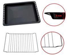 UD UNIQ DEALZ Set 445x375x30 mm Backblech und Backrost passend für Whirlpool Gruppe Bauknecht Whirlpool Ignis IKEA Algor 481241838128