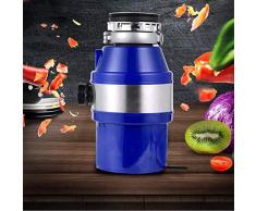 HKDJ 450W Leise Haushalt Küchenabfallentsorger,Spüle Essen Küchenmühle Mit Luftschalter,Material Aus Rostfreiem Stahl Kann An Die Spülmaschine Angeschlossen Werden