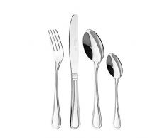 Otto Koning Frankfurt, Besteck Set 6 Personen, Essbesteck Set 24 teilig, Besteck Edelstahl - hochglanzpoliert - Ein Besteck mit klassischem und schlichtem Design.