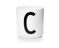 Design Letters - Becher - Buchstabentasse - Buchstabe: C - Porzellan - Arne Jacobsen