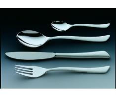 WMF Virginia Tee-/ Kaffeelöffel, 13,2 cm, Cromargan protect Edelstahl teilmattiert, spülmaschinengeeignet