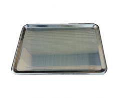 Edelstahl Tablett Servierteller Platte Buffetplatte Serviertablett Catering