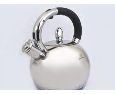 Kinghoff KH-3777 Edelstahl Wasserkessel 3L Induktion Pfeifkessel Flötenkessel Teekessel