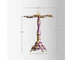 AK Nordische geschnitzte Rotwein Glashalter, Kelch Wein dekorative Ornamente