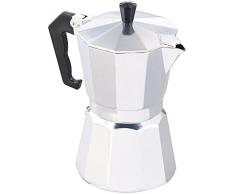 Cucina di Modena Espressokanne: Espressokocher für 6 Tassen, für Induktions-Herde geeignet, 300 ml (Espressomaschine)