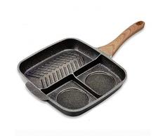 Goey Steakpfanne Multifunktion Haushalt Spiegeleipfanne Induktion Herd Antihaft Pfanne Frühstück Pfanne Bratpfanne grün