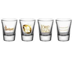 Herr der Ringe Gläserset Der Eine Ring Shot Glasses 4tlg in Geschenkbox 4cl
