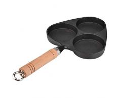 wifehelper Gusseisen Omelett Ei Burger 3 Form Spiegelei Topf Pfannkuchen Pan Bratpfanne Küche Kochwerkzeug