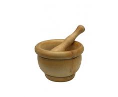 FACKELMANN Mörser und Stößel, Holz, Centimeters